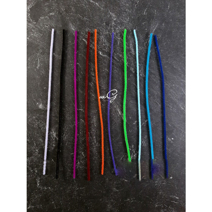 

Hiasan Pesta - Kawat Bulu Mercy Polos; Panjang 30 cm - Mix Colour B