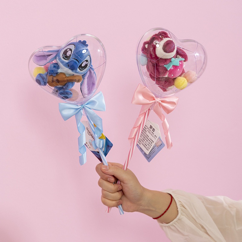 Lotso Bear Stitch  Buket Bunga Dan Balon /Buket Bunga Boneka Buket Wisuda /Cewek Cowok Bunga Kado Wi