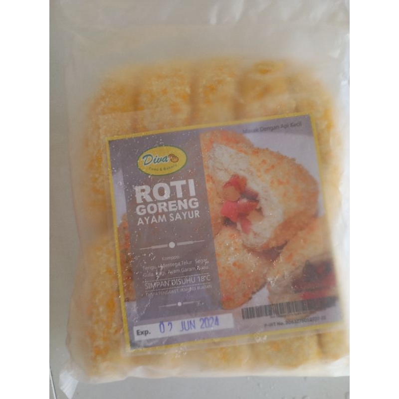 

Diva Roti Goreng Ayam Sayur Isi 10