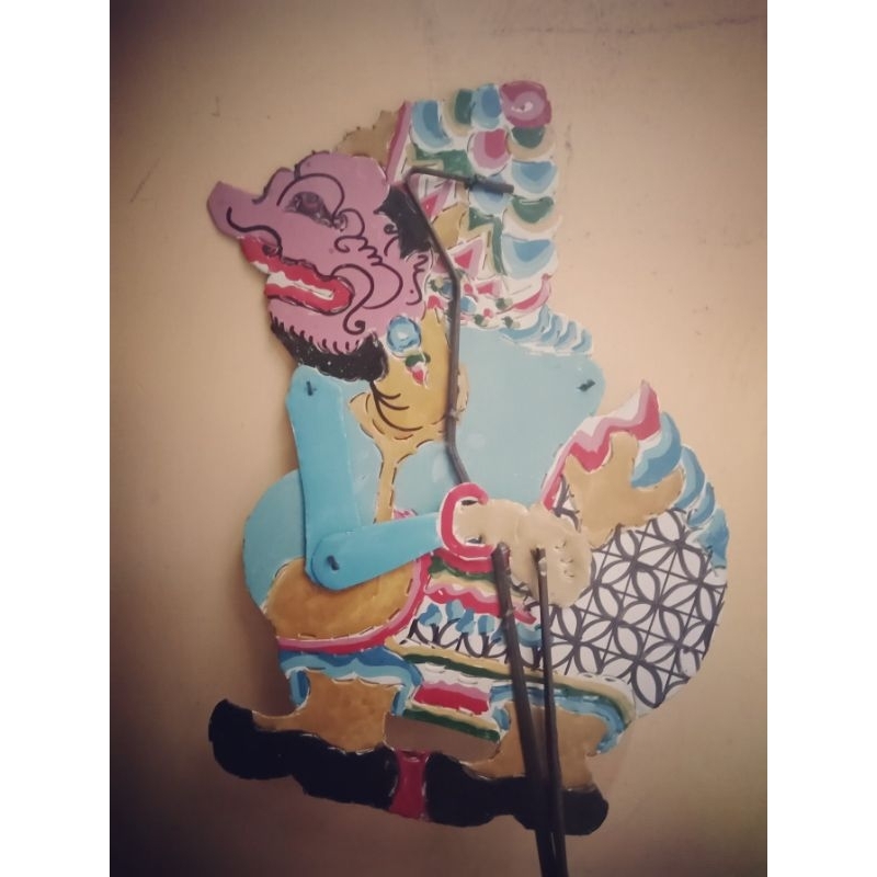 wayang mainan bahan kertas duplek ukuran standart pentas