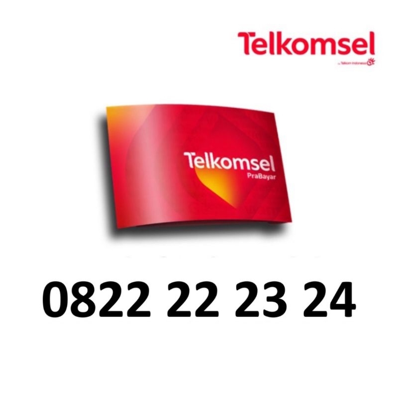 Nomor Cantik Telkomsel Simpati 10 Digit 0822 22 23 24
