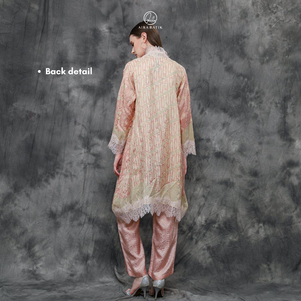 zZg AIRA BATIK_ Safana Outer Lace Outer Batik Viscose Long Outer I Batik One Set Viscose I Tunik