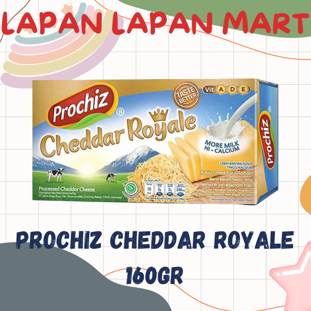 

Prochiz Cheddar Royale 160gr