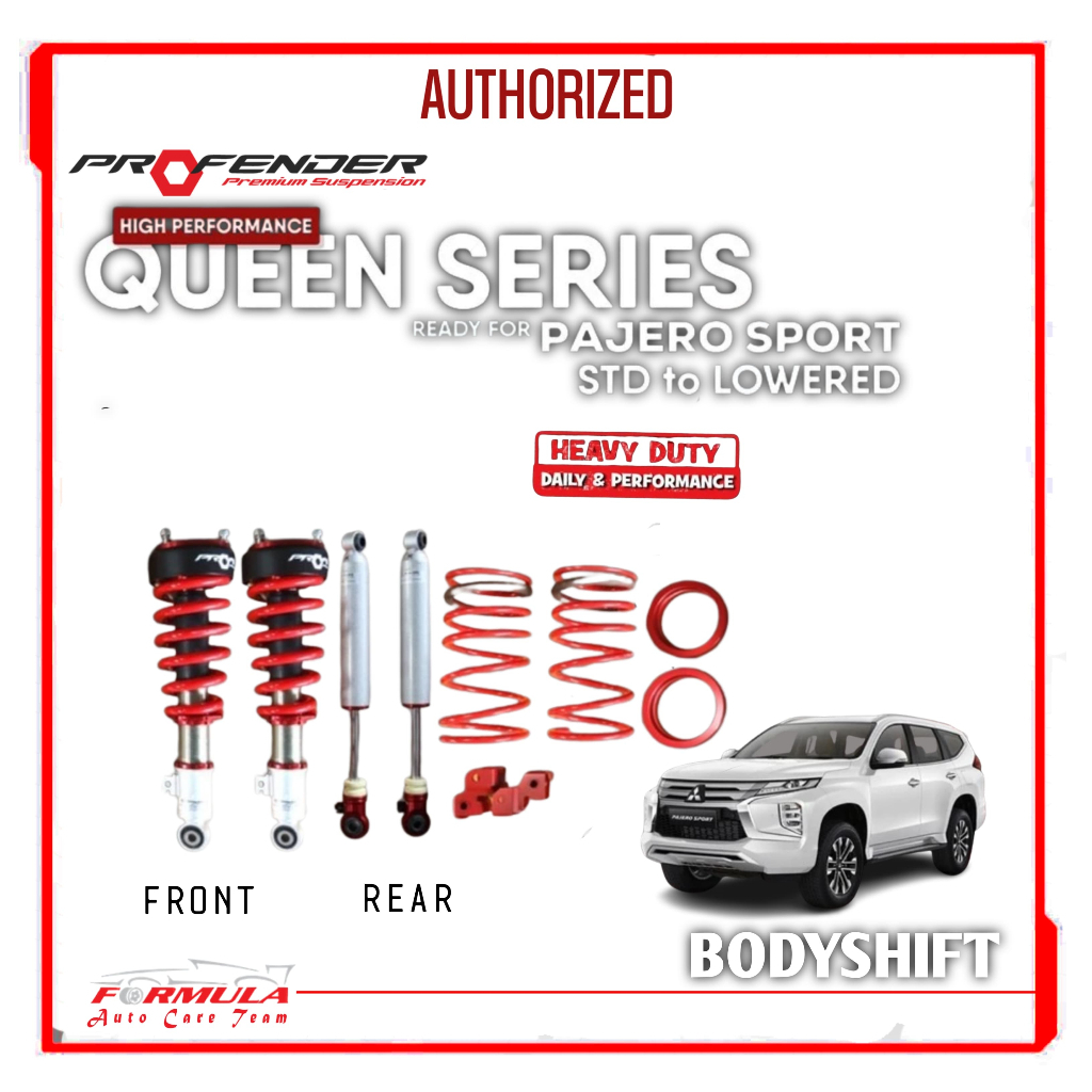 Shock Coilover PROFENDER QUEEN Body Shift not TEIN Pajero OLD ANPS Lowered