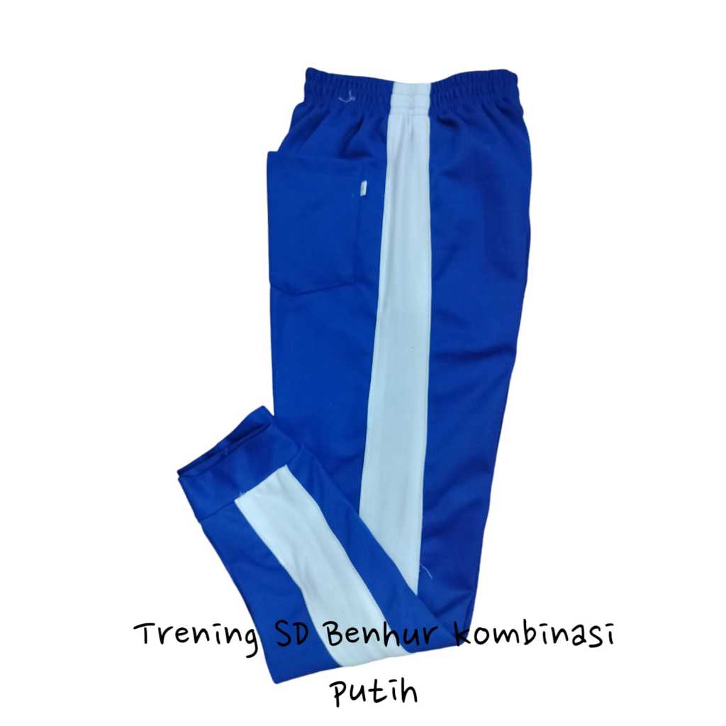 RB Trening Anak Merah Putih / Celana Training Anak SD Merah Kombinasi Putih / Training Agustusan
