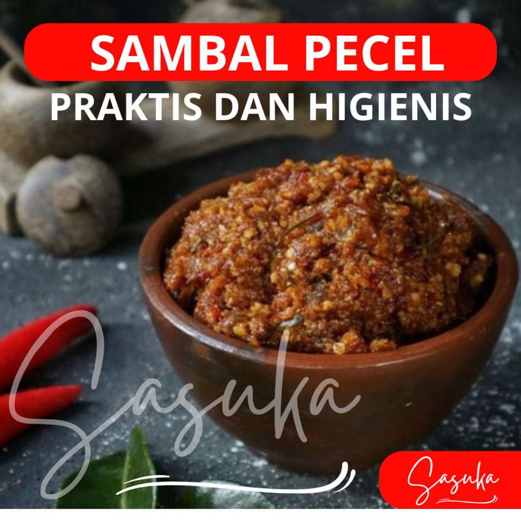 

Bumbu Pecel Praktis Higienis 500 gr asli Kudus Sambal Kacang Asli Tanpa Bahan Pengawet | SASUKA