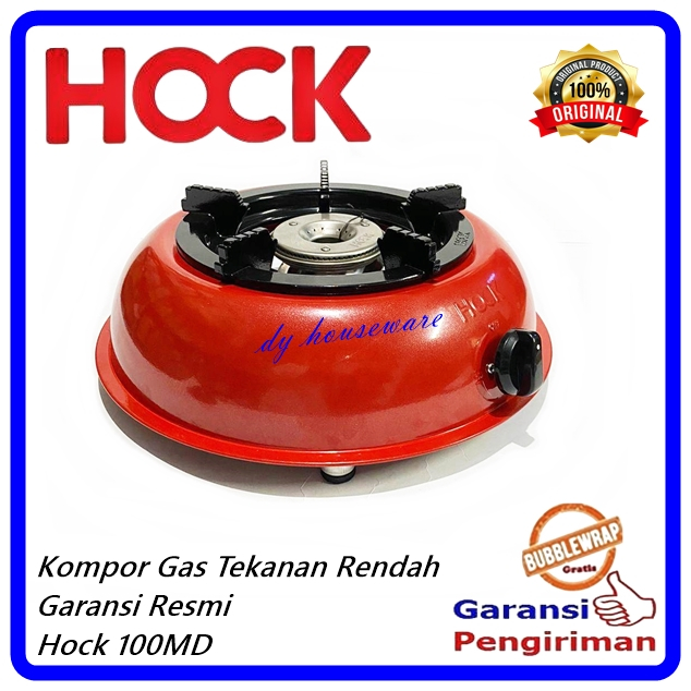Kompor Gas 1 Tungku Bulat Kompor Hock Mutiara Deluxe Warna Warni Garansi Resmi Hock 100MD