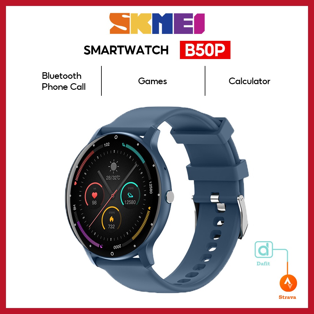 Skmei B50P Jam Tangan Smartwatch pria original jam tanggan sport digital wanita anti air ip68