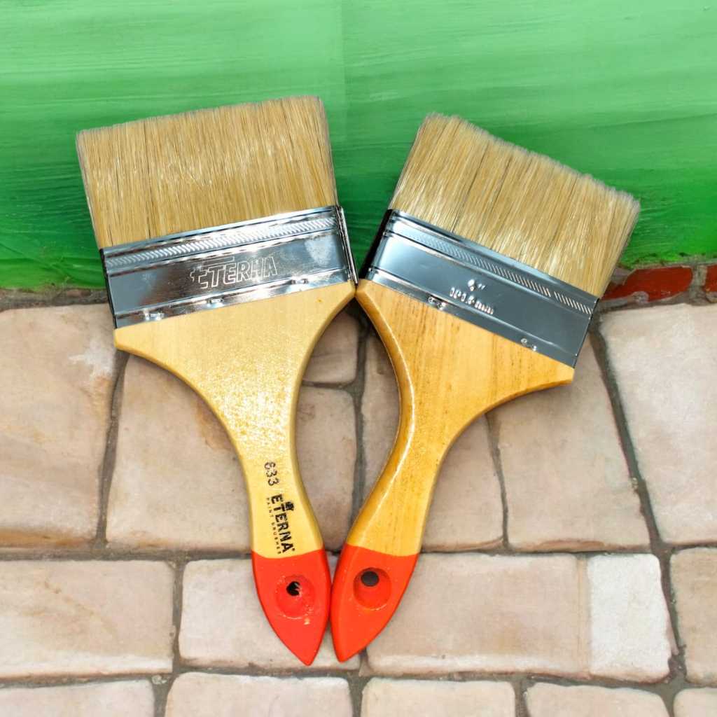 

Kuas Cat Eterna 633 4" inch Kuas tembok, kayu, besi / paint brush / media mengechat