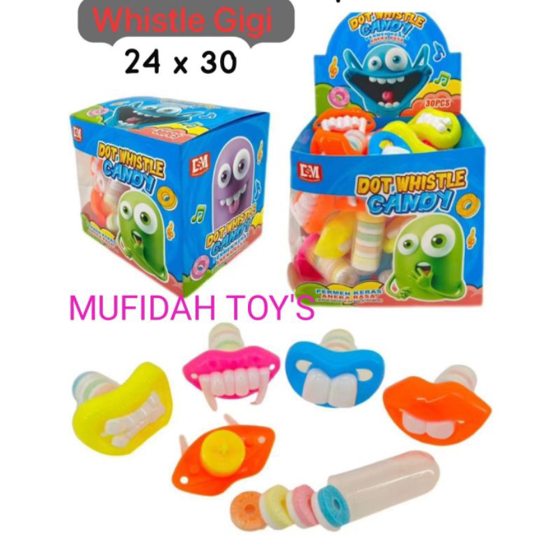 

Permen Dot Whistle 30 pcs