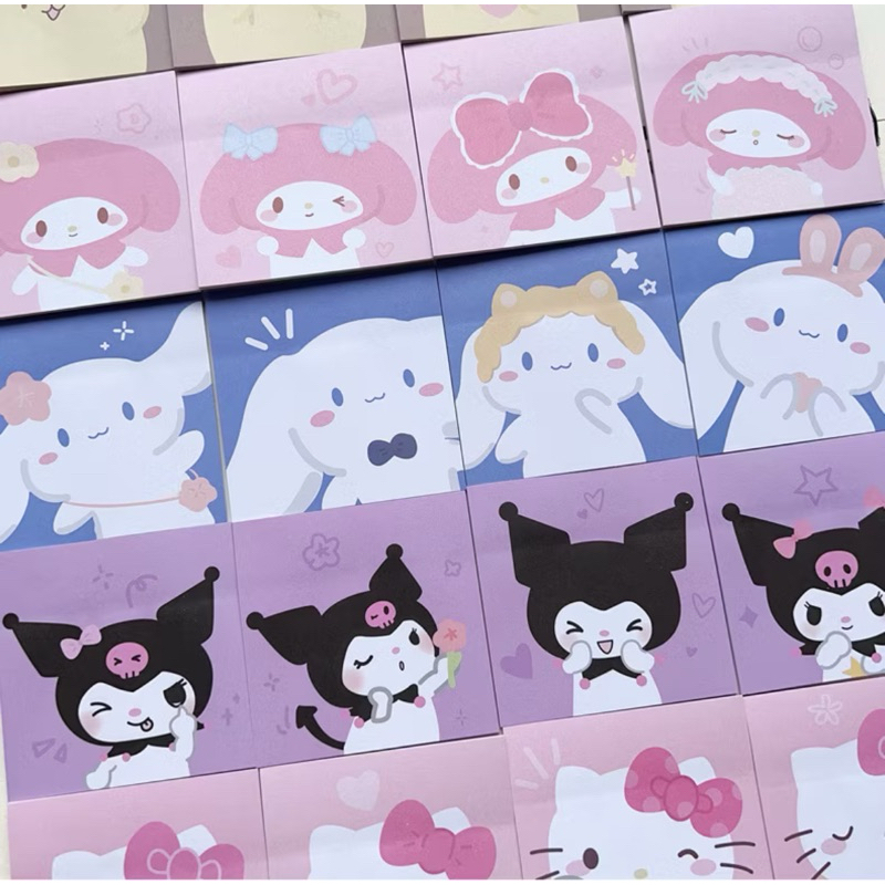 

80 lembar Sticky note Sanrioo 4 motif