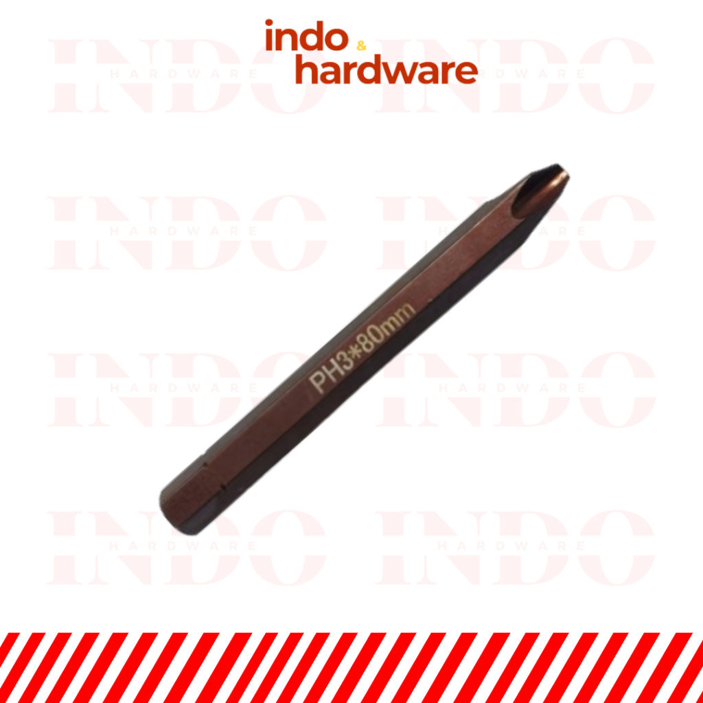 Kepala Mata Obeng Ketok Ph2 80mm Magnet Magnetic Gypsum Gipsum Mata Obeng Pukul Obeng Ketok Baja