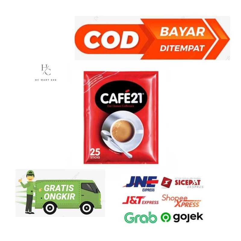 

Cafe 21 Coffee mix 2in1 instant coffee mix 2 in 1 - Coffee Cafe 21 - coffee instant Coffemix Singapore (25 sachet) ori