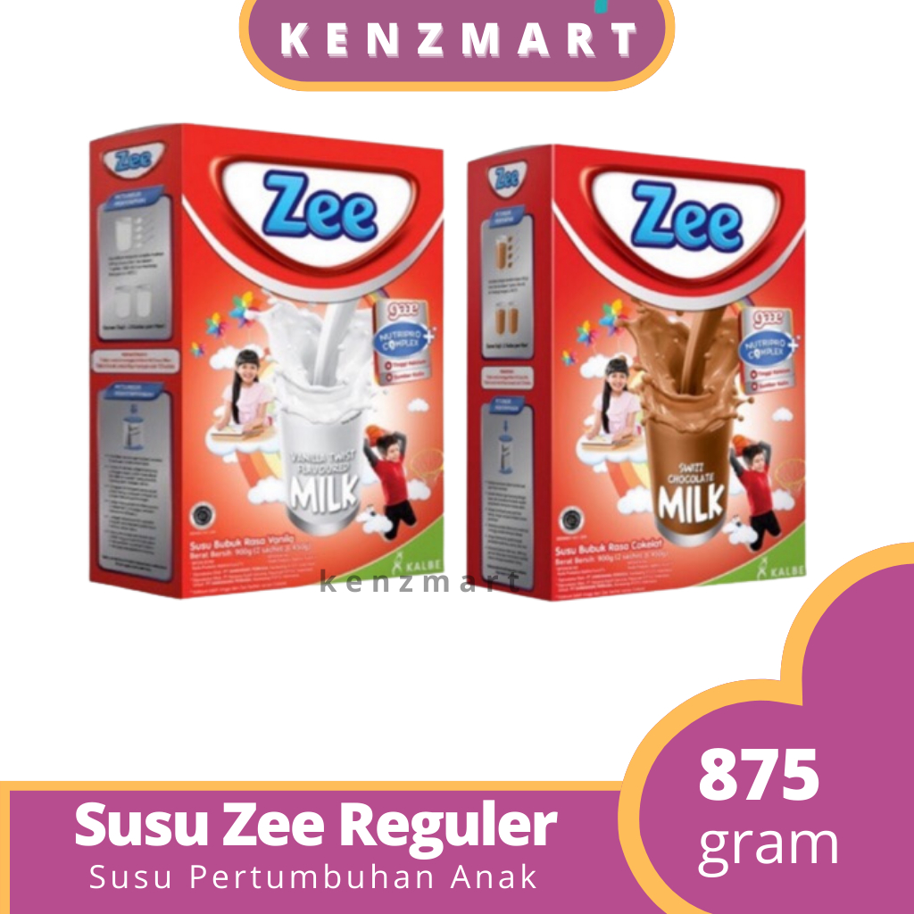 

Zee Reguler Susu Anak Berkalsium Susu Zee Nutripro Complex 875 Gram