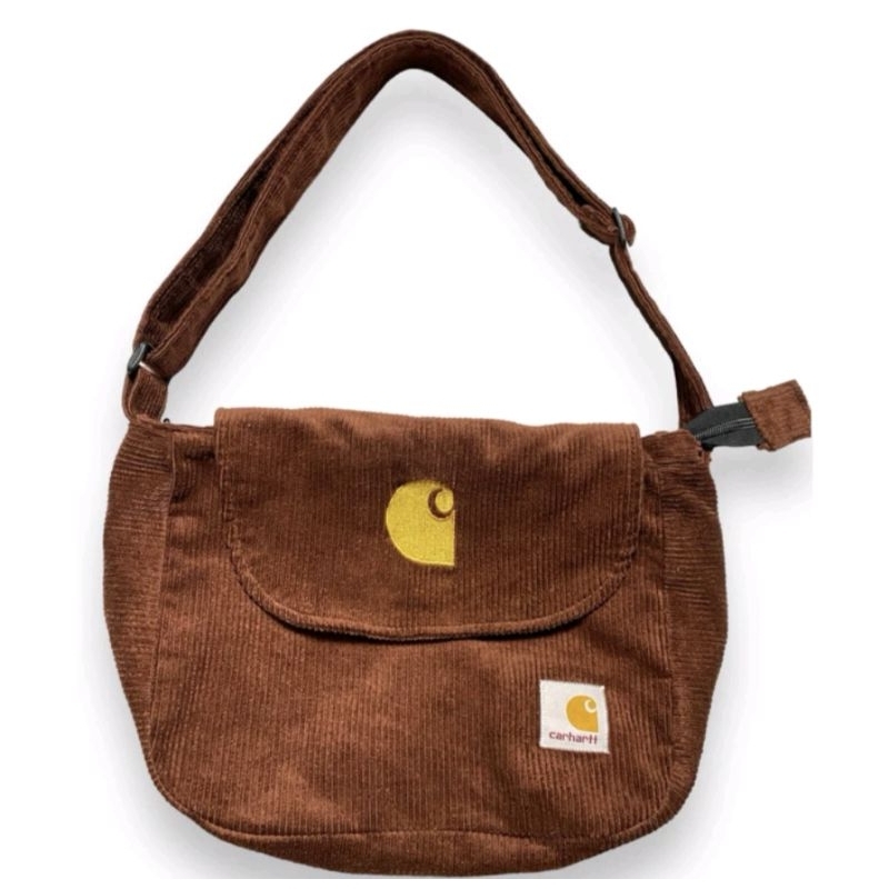 Tas slempang carhartt / slingbag carhartt corduroy medium original waistbag carhartt corduroy