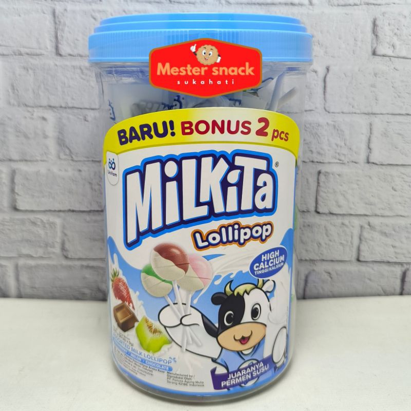 

Permen Milkita TOPLES | Permen Gagang Susu | Permen Lollipop Susu