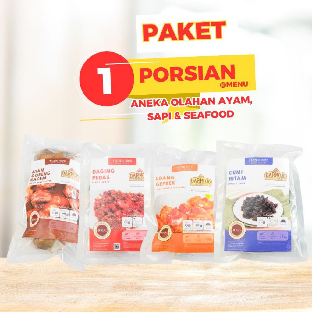 

Paket 1 porsian @menu ayam sapi seafood