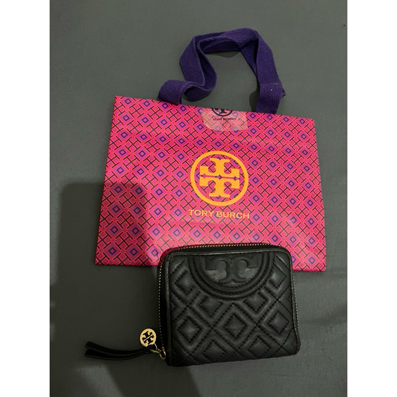 tory burch fleming wallet butik preloved