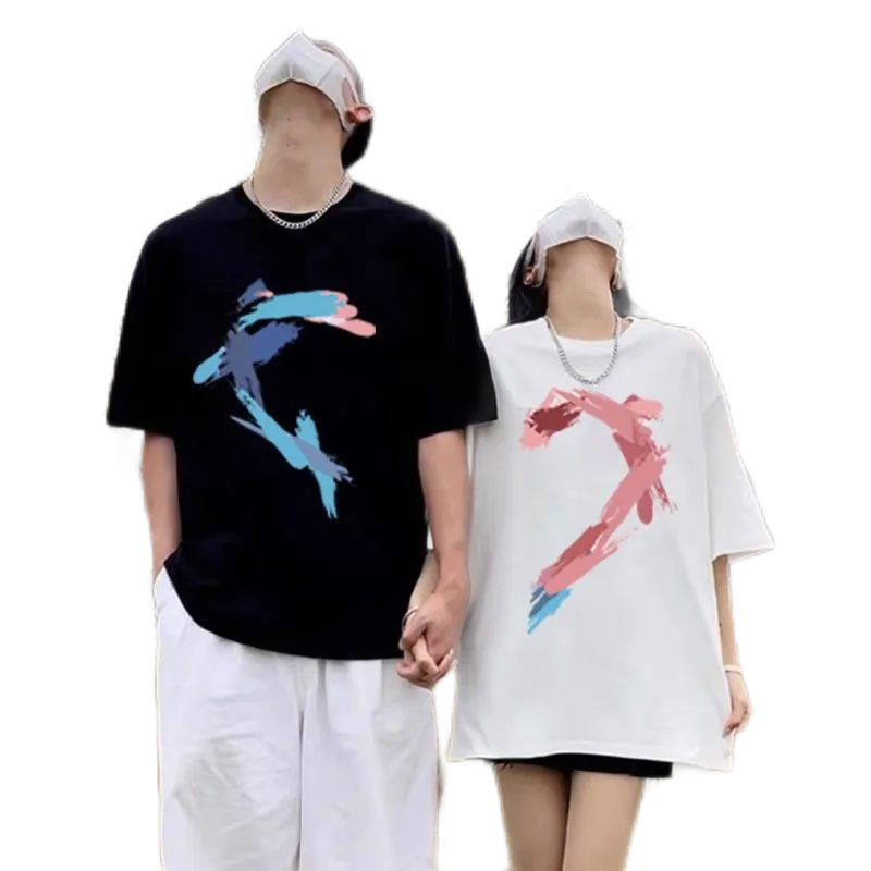 kaos couple LOVE DOLPHIN baju kapelan bareng pasangan ayang trendi berkualitas premium distro