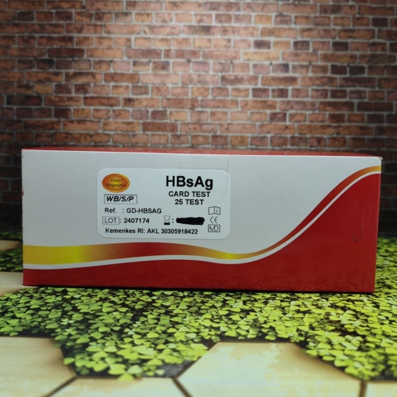 HBsAg CARD ISI 25 TEST GLORY | HBSAG CASETTE ISI 25 TEST
