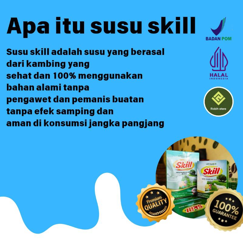 

Susu kambing etawa SKILL