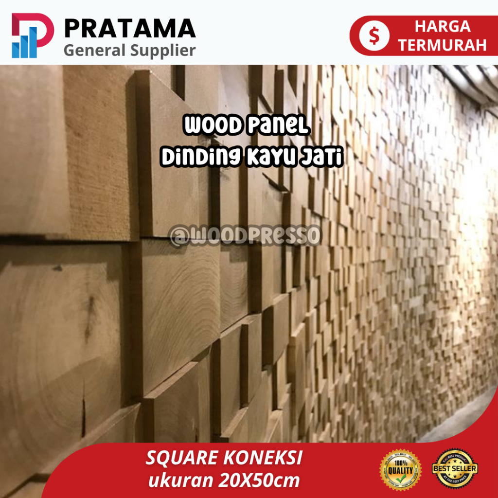 panel dinding kayu solid / panel dinding kayu jati / dekorasi dinding