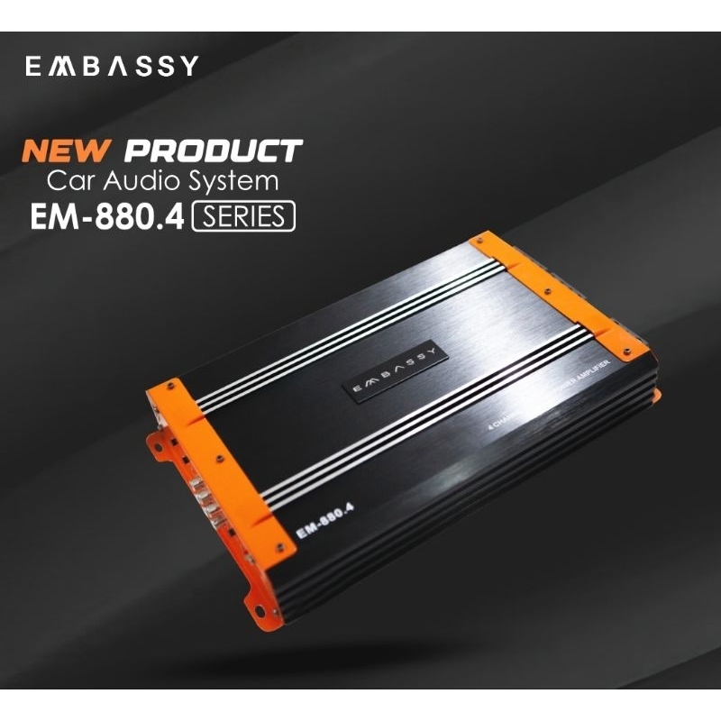 Amplifier Embassy EA 880 Class D power 4 channel Embassy EA880