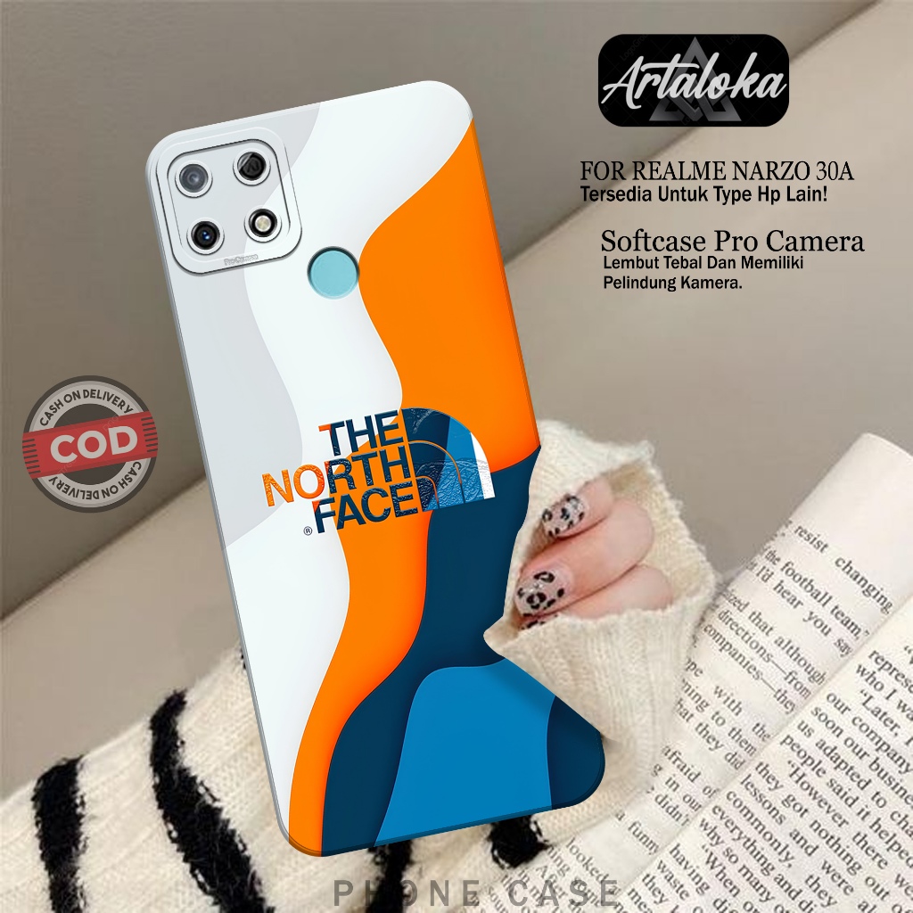 Case Hp Realme Narzo 30A Fashion Case Branded Case Realme Narzo 30A Silikon TPU Pro Camera Casing Re