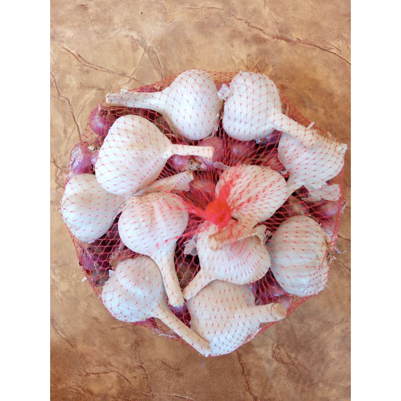 

Bawang merah 600Gram + Bawang Kating 500Gram