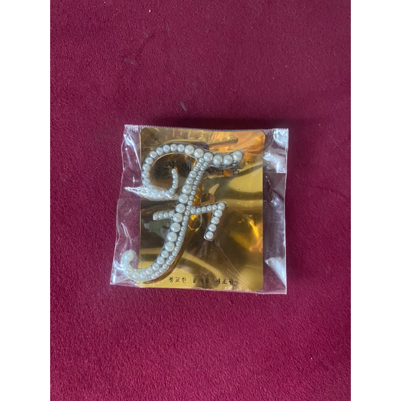 BROS KOREA Inisial Huruf Premium Jumbo Import - F