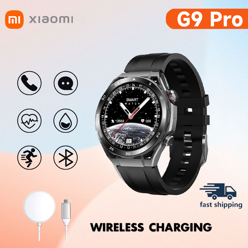 Original XIAOMI SmartWatch G9 PRO 1.53"HD Round Full Touch Screen Bluetooth Call GPS Waterproof Andr