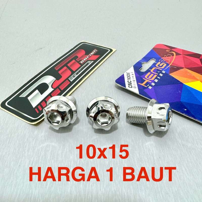 BAUT 14 PROBOLT 10x15 STAINLESS model GS1 original HENG THAILAND baut 14 panjang 1.5cm