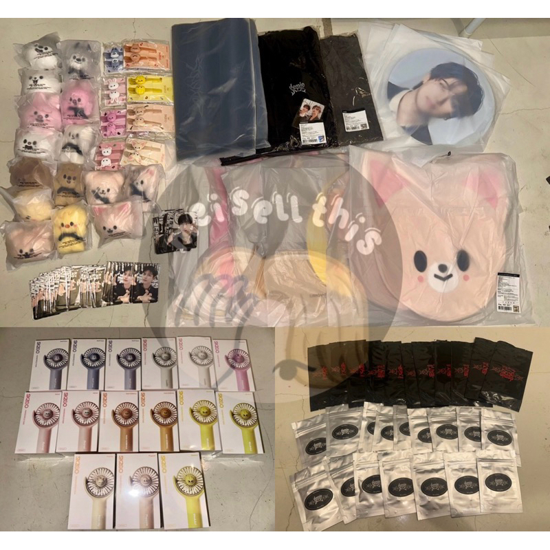 [READY STOCK] Stray Kids SKZOO DominATE Seoul MD Keyring Plush Stress Ball Image Picket Cover