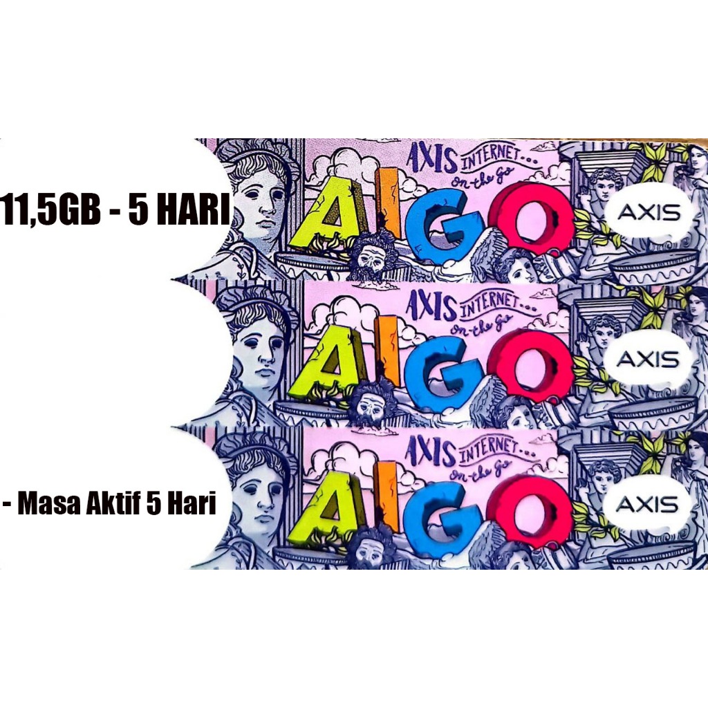 V Axis AIGO 11,5GB - 15 Hari