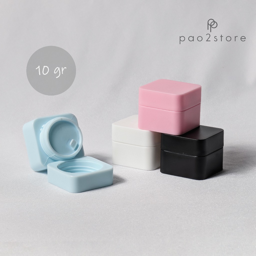 Cream Jar / Pot 10gr Pastel - Wadah Kosong Kosmetik Skincare Gel Lotion Krim Serum Share in Jar PP I