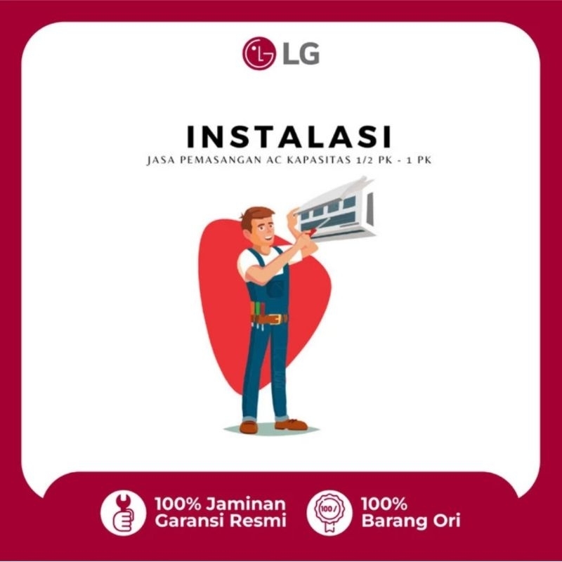 PAKET PEMASANGAN AC 0,5PK-1PK