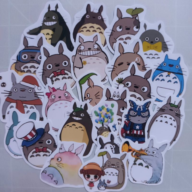 

Stiker My Neighbor Totoro (Studio Ghibli) 24 pcs for Planner/ Scrapbook/ BuJo/ Journal/ DIY