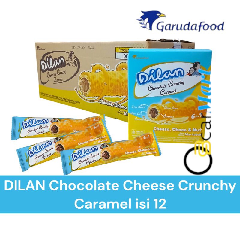 

[Orins] DILAN Chocolate Crunchy Caramel Cheese 1 Box isi 12