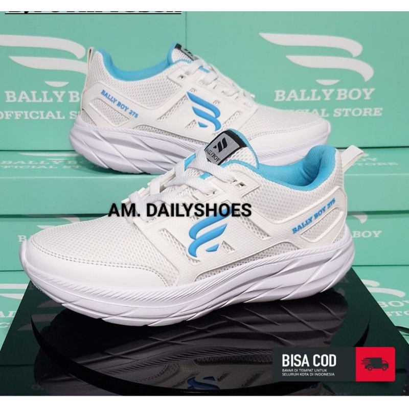 BARU SEPATU PUTIH CEWE  OLAHRAGA DESAIN SIMPLE/ CASUAL RUNNING NEW COLLECTION BY BALLY BOY 275