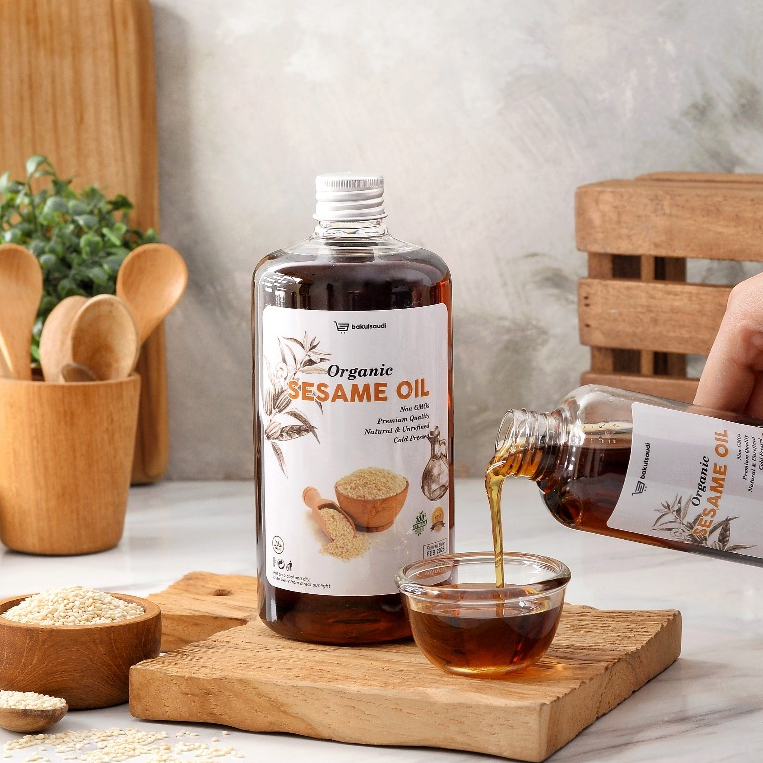 

Minyak Wijen Halal Asli 100% Organik Murni Organic Sesame Oil Original Natural