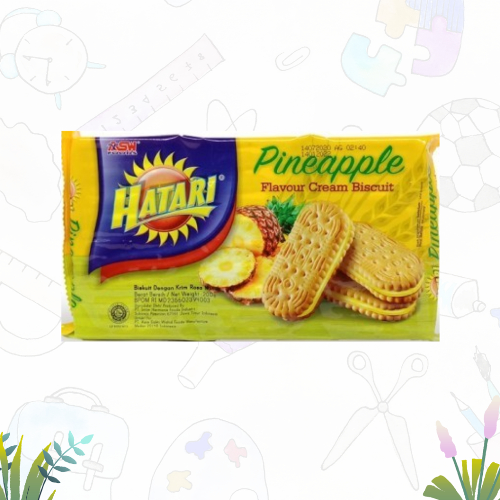 

Hatari Pineapple Cream Biscuits 190gr (PCS)