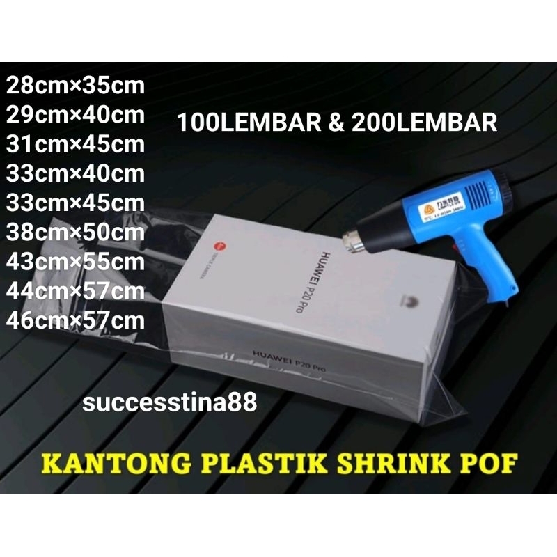 plastik segel / plastik shrink pof / plastik pof / plastik kantong dll