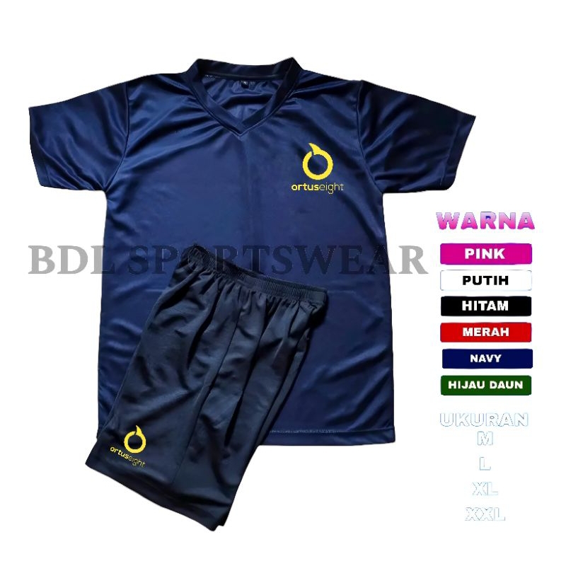 Baju Polos Simpel Kaos Olahraga Futsal ORT Pro Jersey Premium Bahan Drifit