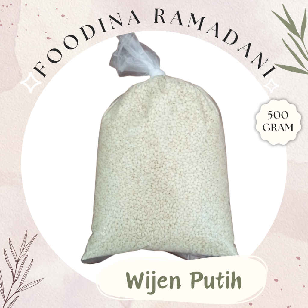 WIJEN Putih - White Sesame [ 500gr ] Harga Per 0,5 Kg