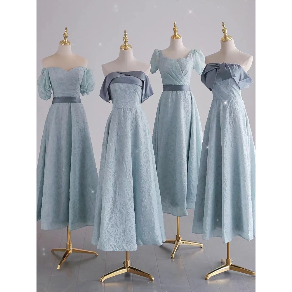 Gaun Pesta 2409001 Biru Bridesmaid 4 model Party Dress