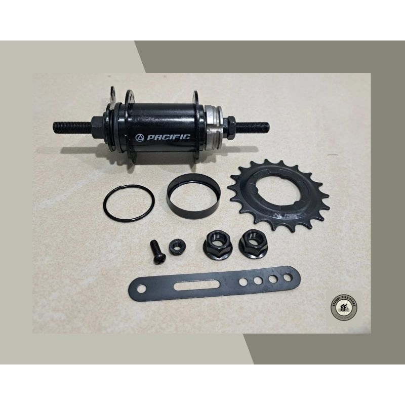 Hub Torpedo Hitam Merk Pacific 36 Hole Hub Torpedo hitam lubang 36 Boss Torpedo lubang 36 Pacific