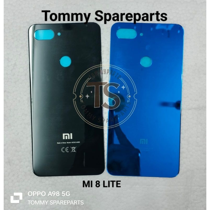 BACKDOOR BACKCOVER TUTUP BELAKANG XIAOMI MI8 LITE ORIGINAL