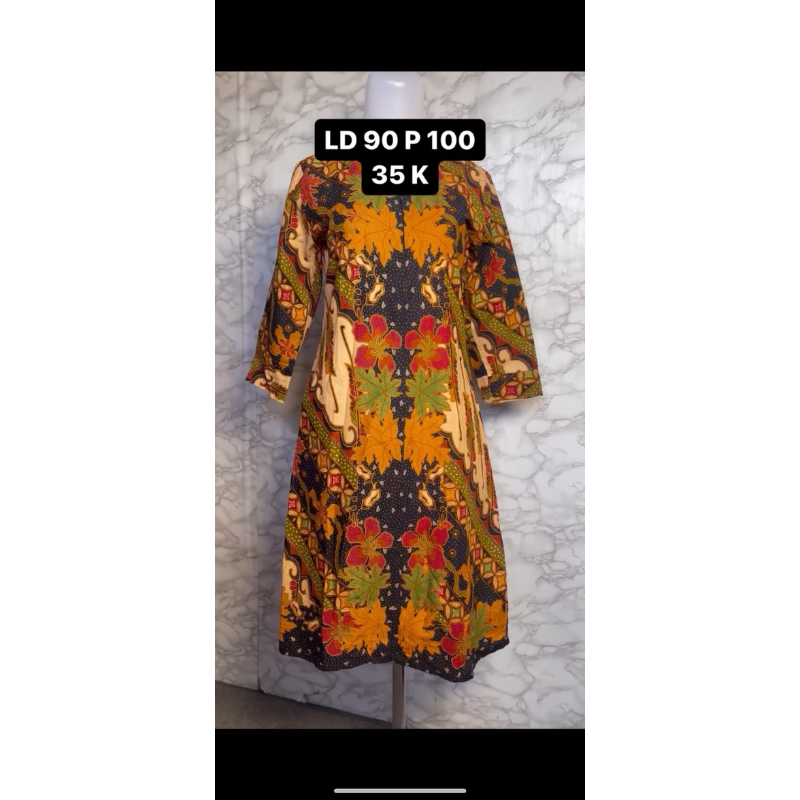DRESS BATIK PRELOVED / DRESS BATIK /  BATIK