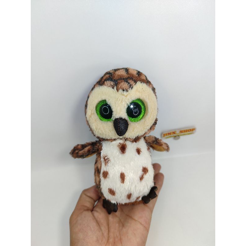 boneka burung hantu owl mata Belo mabel original ty brand pudar