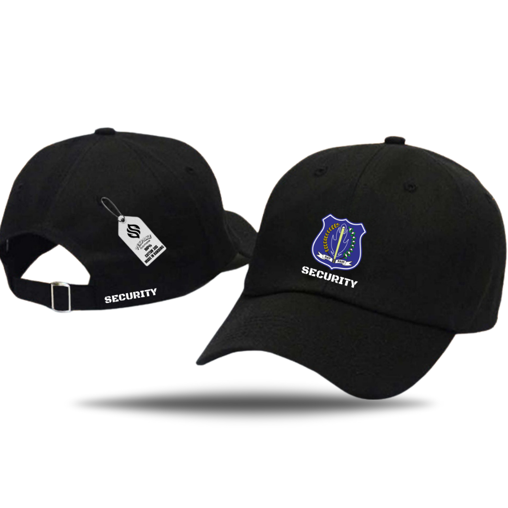 Topi Baseball LAMBANG SECURITY keren BERKUALITAS  Topi Basebal Pria Wanita SECURITY COD